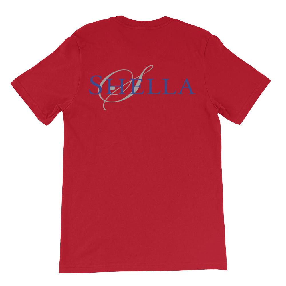 Shella Logo- Unisex short sleeve t-shirt (super-soft, baby-knit) - Shella Island Products,, T-Shirts - Yoga Leggings, Shella Island Products - Asana Hawaii