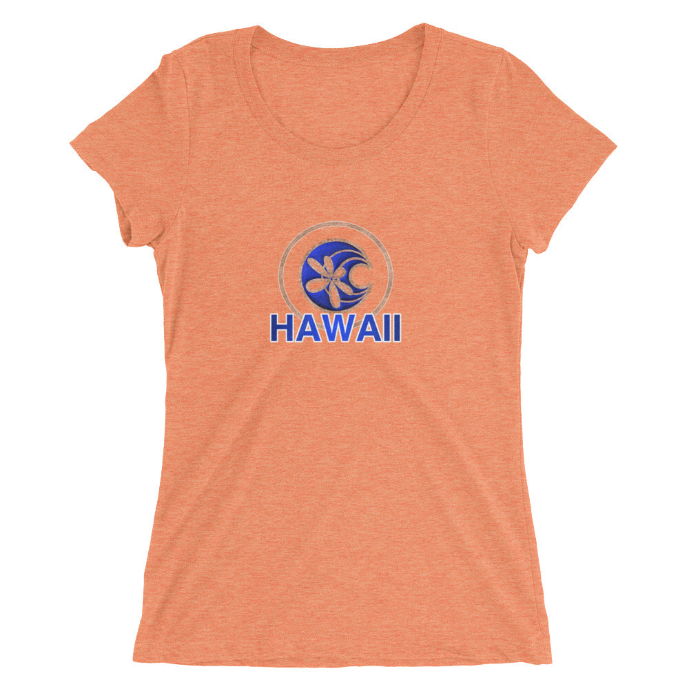 Shella Island Products Ocean Reflective Scoop Neck Ladies' short sleeve t-shirt - Shella Island Products,, Women's - Yoga Leggings, Shella Island Products - Asana Hawaii