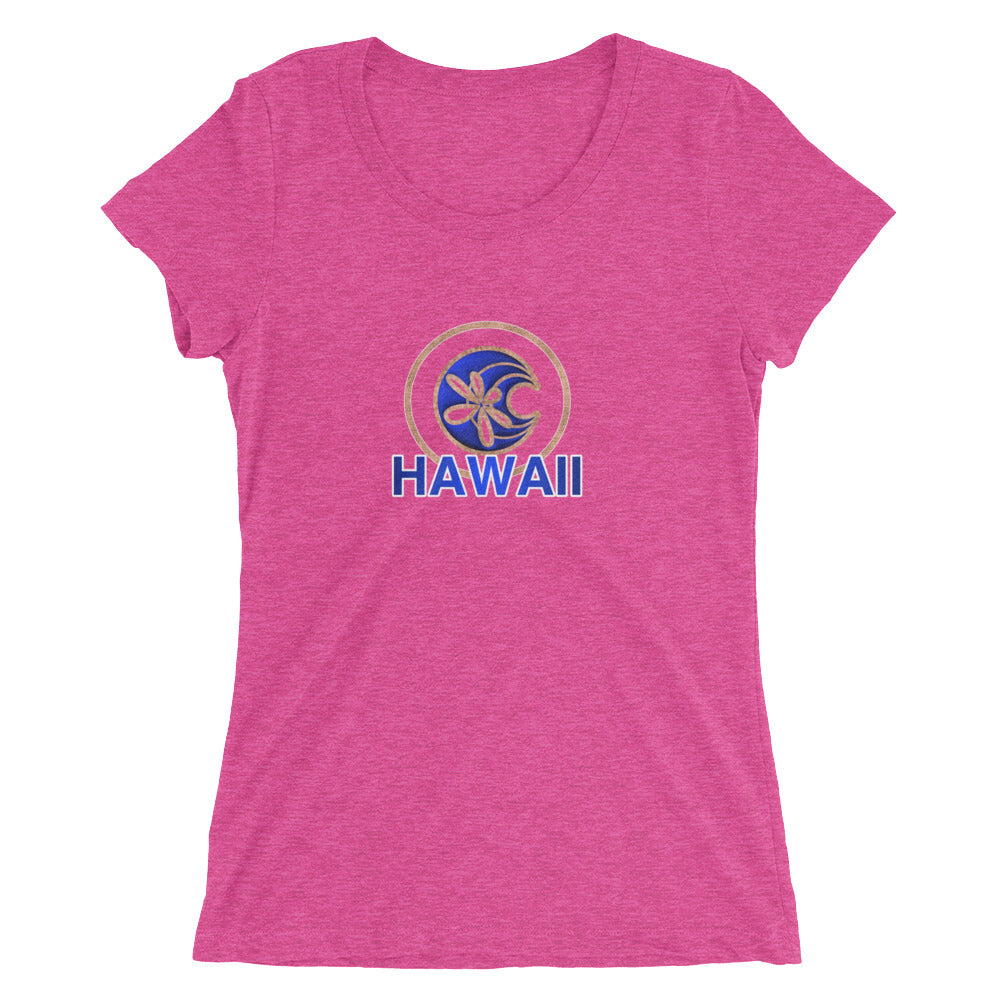 Shella Island Products Ocean Reflective Scoop Neck Ladies' short sleeve t-shirt - Shella Island Products,, Women's - Yoga Leggings, Shella Island Products - Asana Hawaii