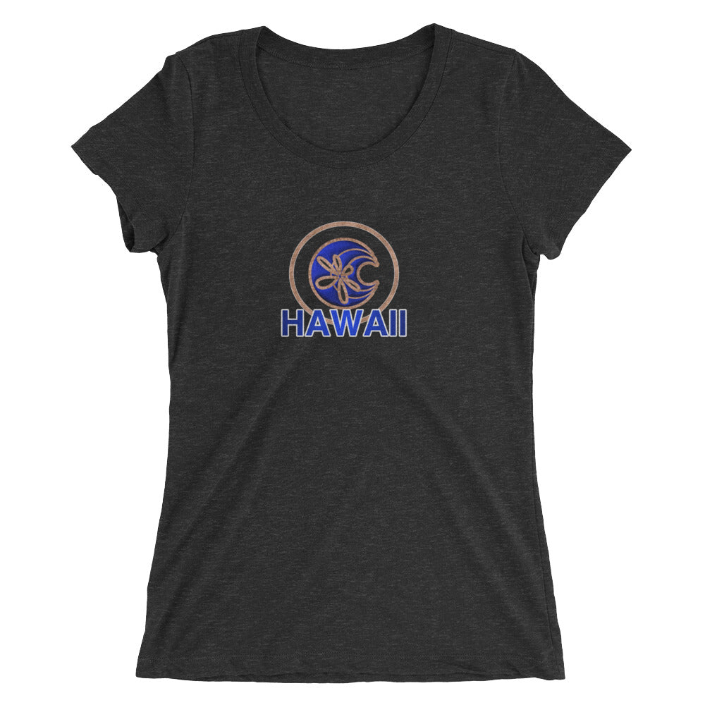 Shella Island Products Ocean Reflective Scoop Neck Ladies' short sleeve t-shirt - Shella Island Products,, Women's - Yoga Leggings, Shella Island Products - Asana Hawaii