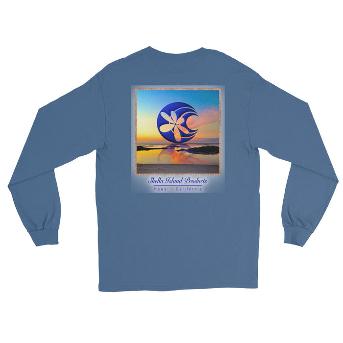 Shella Island Products Ocean Reflective Long Sleeve T-Shirt - Shella Island Products,, T-Shirts - Yoga Leggings, Shella Island Products - Asana Hawaii